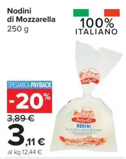 Carrefour Nodini di mozzarella offerta