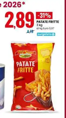 Eurospin Patate Fritte offerta