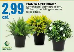 Eurospin PIANTA ARTIFICIALE offerta