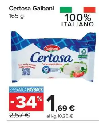 Carrefour CERTOSA GALBANI offerta