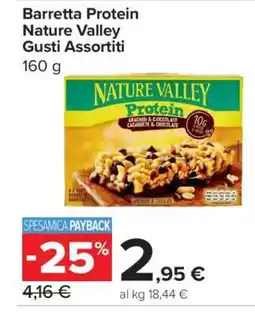 Carrefour Barretta Protein Nature Valley Gusti Assortiti offerta