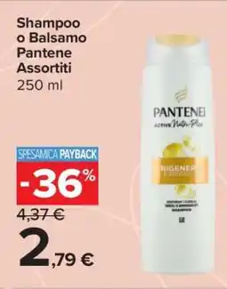 Carrefour Shampoo o Balsamo Pantene Assortiti offerta