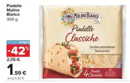 Carrefour Piadelle Mulino Bianco offerta