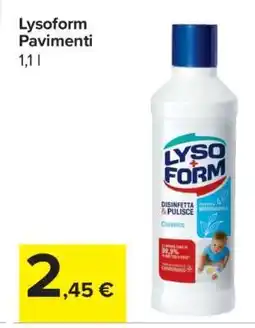Carrefour LYSOFORM PAVIMENTI offerta