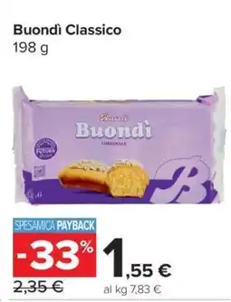 Carrefour Buondi classico offerta