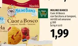 Emi Market Mulino Bianco Cuor di Bosco con farcitura ai lamponi, mirtilli ed amarene offerta