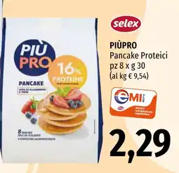 Emi Market Piùpro Pancake Proteici Selex offerta