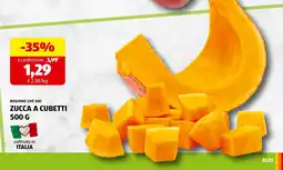 ALDI Zucca a cubetti offerta