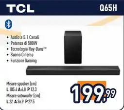 Unieuro TCL Audio a 5.1 Canali offerta