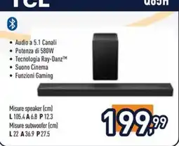 Unieuro TCL Audio a 5.1 Canali offerta