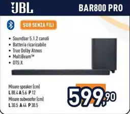 Unieuro JBL BAR800 PRO offerta