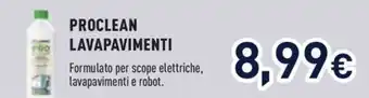 Unieuro Proclean lavapavimenti offerta