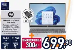 Unieuro HP OMNIBOOK 5 LAPTOP AI offerta