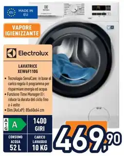 Unieuro Electrolux lavatrice offerta