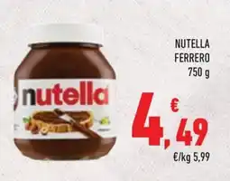 Conad Margherita Nutella Ferrero offerta