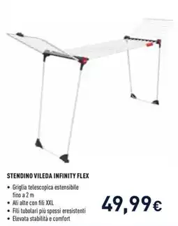 Unieuro Stendino Vileda Infinity Flex offerta