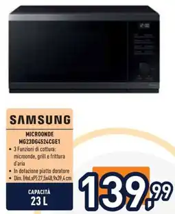 Unieuro Samsung microonde offerta