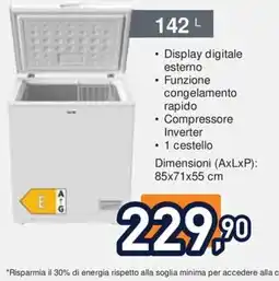 Unieuro Congelatore offerta