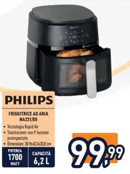 Unieuro Philips friggitrice ad aria offerta