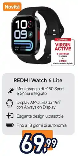 Unieuro Redmi Watch 6 Lite offerta
