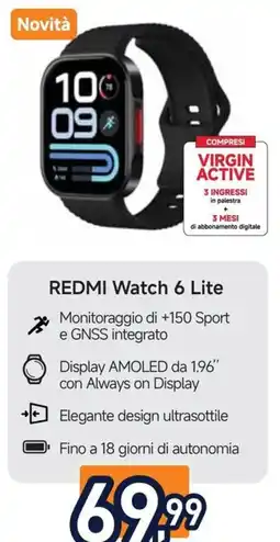 Unieuro Redmi Watch 6 Lite offerta