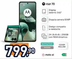 Unieuro Motorola razr 70 offerta