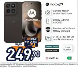 Unieuro moto g77 offerta