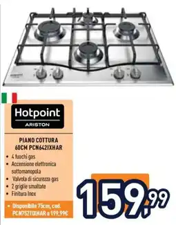 Unieuro Piano cottura Hotpoint Ariston offerta