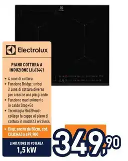 Unieuro Electrolux piano cottura a induzione offerta