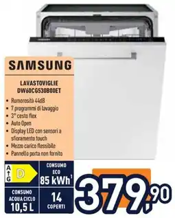 Unieuro Samsung lavastoviglie DW60CG530B00ET offerta