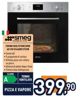 Unieuro Forno multifunzione Smeg offerta
