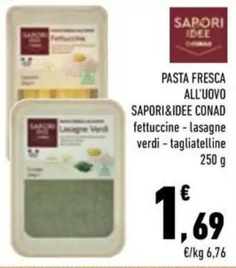 Pasta fresca all'uovo Sapori&Idee Conad