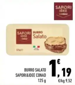 Conad City Burro salato Sapori&Idee Conad offerta