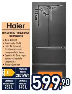 Unieuro Haier frigorifero french door offerta