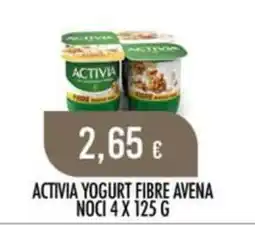 Scelgo Activia yogurt fibre avena noci offerta