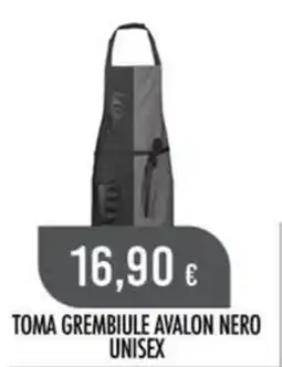 Scelgo Toma grembiule avalon nero offerta