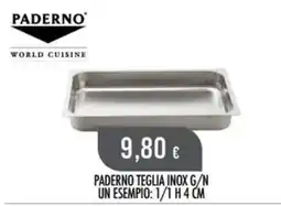 Scelgo Paderno teglia inox g/n offerta