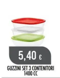 Scelgo Guzzini set 3 contenitori offerta