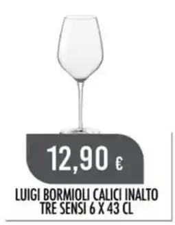 Scelgo Luigi Bormioli calici inalto tre sensi offerta