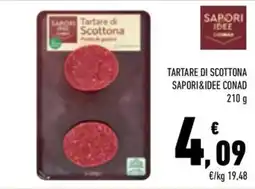 Conad Margherita Tartare di Scottona Sapori&Idee Conad offerta