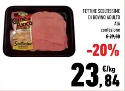 Conad Margherita Fettine sceltissime di bovino adulto AIA offerta