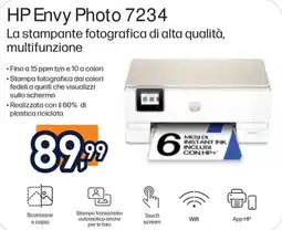 Unieuro HP Envy Photo 7234 offerta