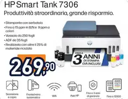 Unieuro HP Smart Tank 7306 offerta