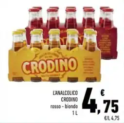 Conad Superstore L'analcolico Crodino rosso - biondo offerta