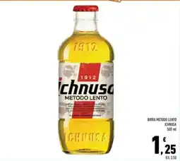 Conad Superstore Birra metodo lento Ichnusa offerta