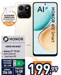 Unieuro Honor 400 Smart offerta