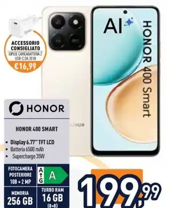 Unieuro Honor 400 Smart offerta