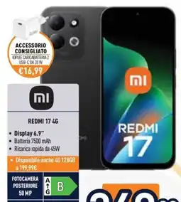 Unieuro Redmi 17 4G offerta