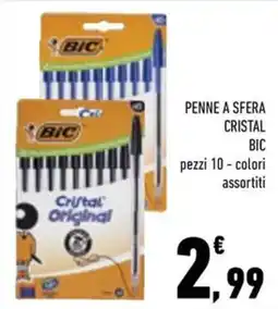 Conad City Penne a sfera Cristal BIC offerta
