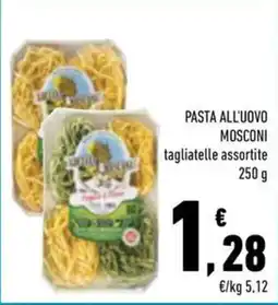 Conad Margherita Pasta all'uovo Mosconi offerta